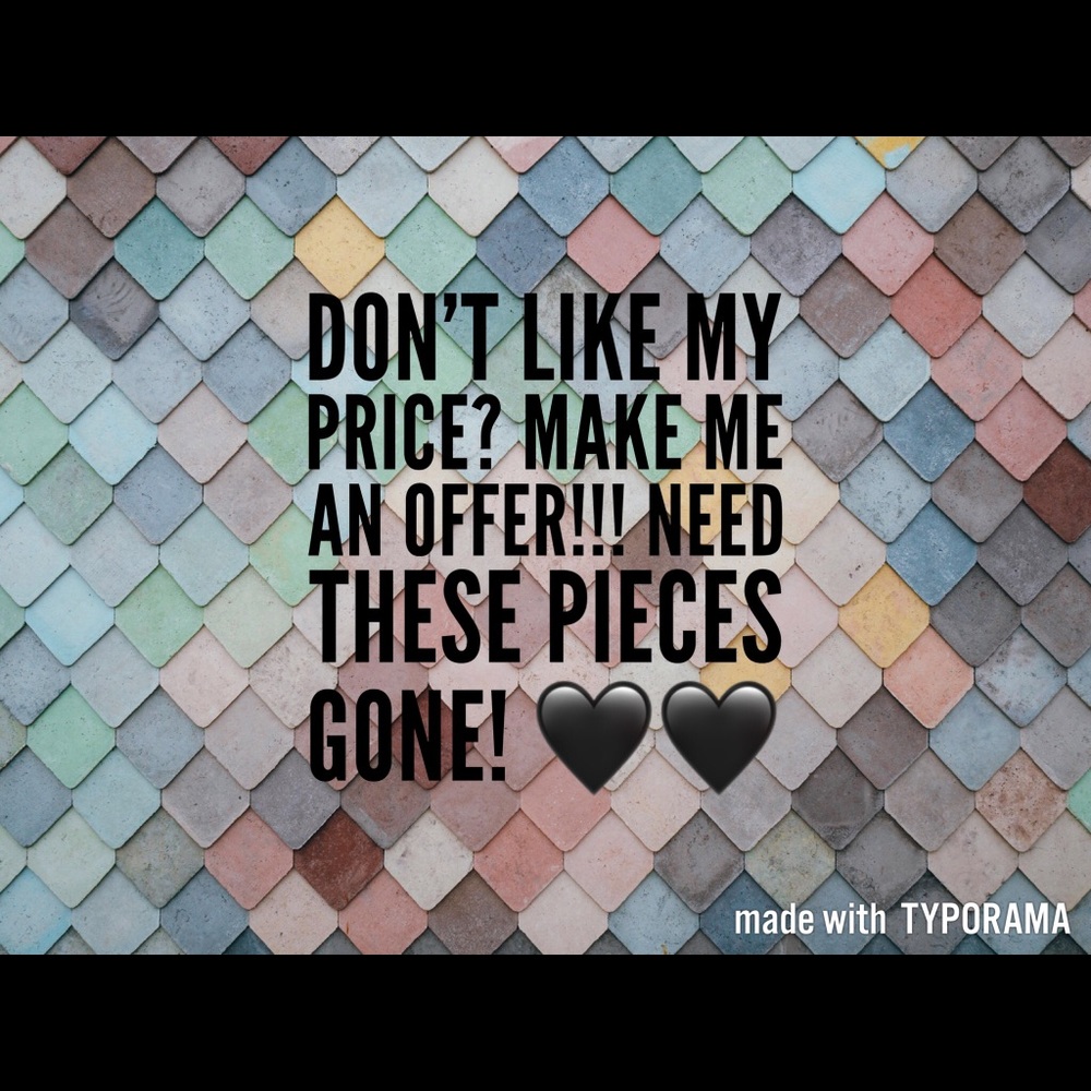 Need to clean out my closet!! Make me some offers!
